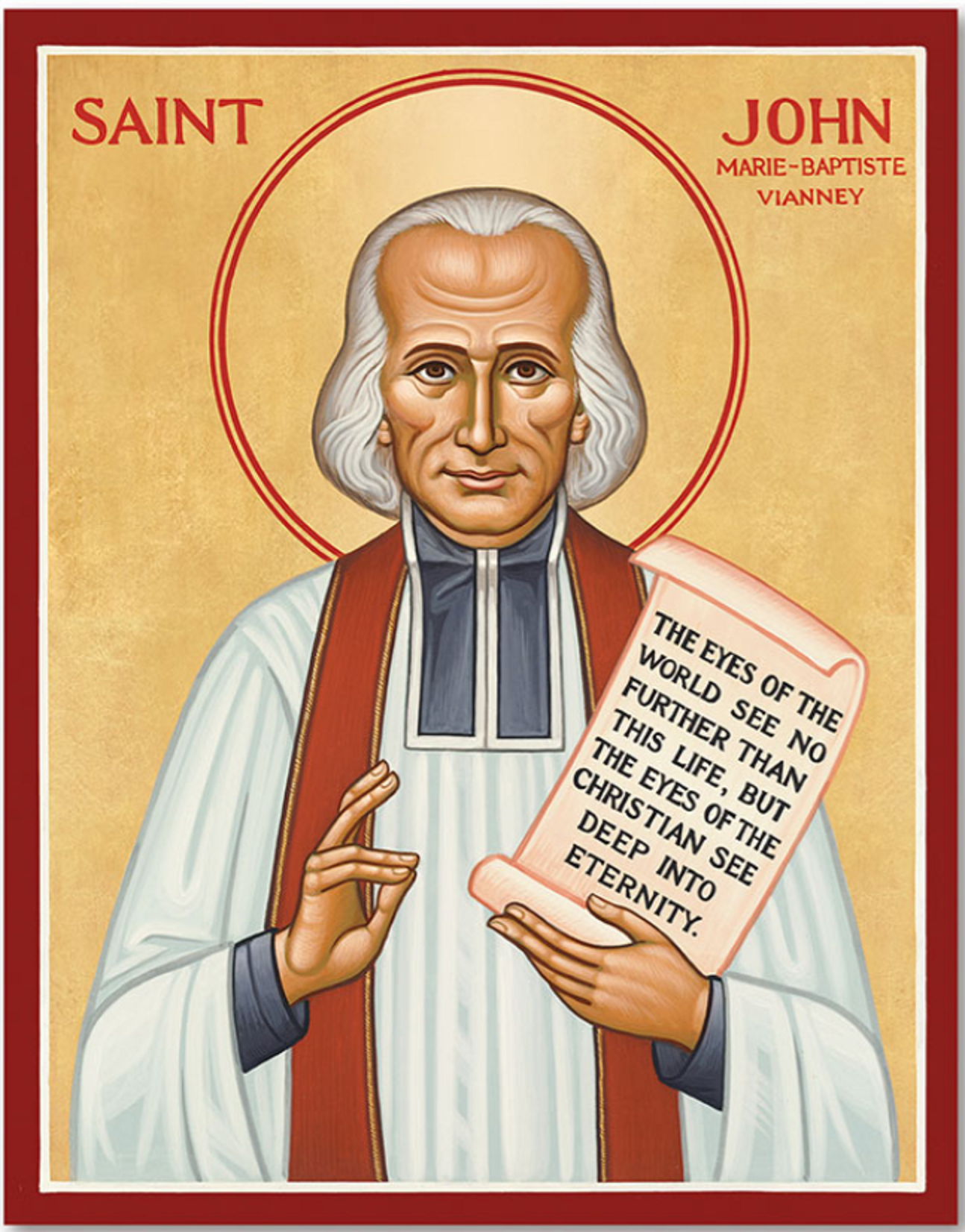 St John Vianney Icon
